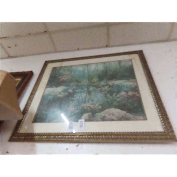 Framed Forest Scene