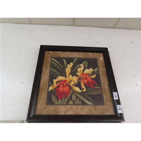 Framed Flower Print