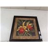 Image 1 : Framed Flower Print