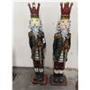 Image 1 : 2-Approx. 4.5' Resin Nutcracker - 2 X $