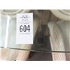 Image 2 : Glass Top Rattan Oval Dining Table w/6 Rattan Chairs