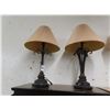 Image 1 : Ornate Table Lamps - Pair