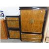 Image 1 : Oriental Armoire w/2 End Tables - 3 Pc.