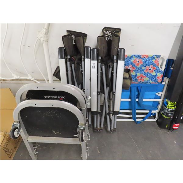 Folding Camp Chairs 3, EZ Trunk Cargo Mover