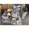 Image 1 : Pallet of Asst. Christmas Floral, Bowls, Home Décor, Pottery, Snowman and More