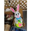 Image 3 : Pallet of Asst. Christmas Pottery, Plastic Easter Bunny, Snowman, Floral, Home Décor