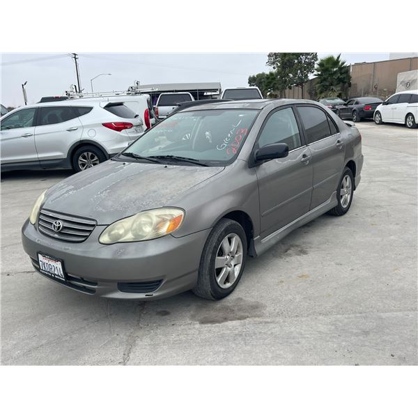 TOYT COROLLA 2003 SALV T/DONATION