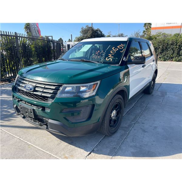 FORD POLICE INTERCEPTOR  2016 T-SMOG -2 DAYS