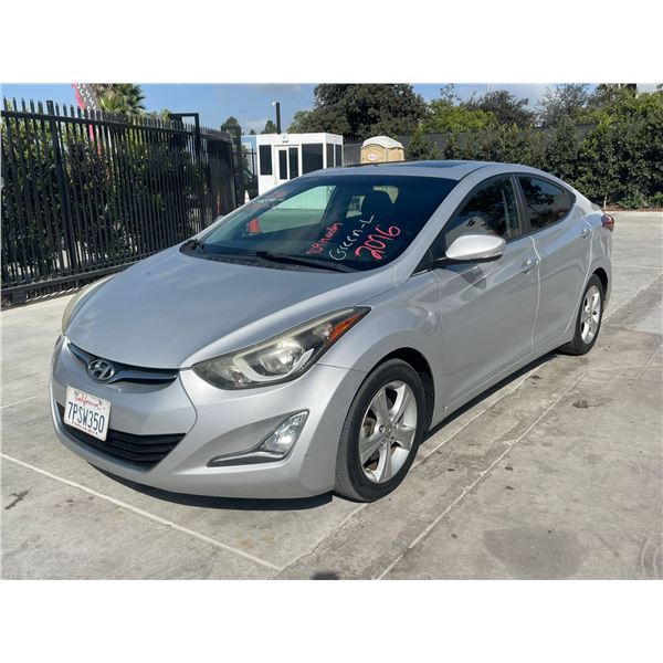 HYUN ELANTRA 2016 T-REPO 2 DAYS