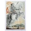 Image 1 : Salvador Dali DON QUIXOTE Limited Edition Plate Signed Lithograph 33″ x 22″.