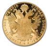 Image 1 : 1915 Austria Gold 4 Ducat BU 4438 oz Gold content