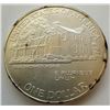 Image 2 : 1990-P Eisenhower Centennial Silver Dollar Commemorative MS-67 (tone marks)
