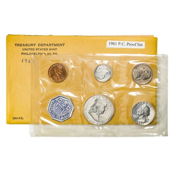 1961 (5) Coin Proof Set in Envelope