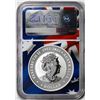 Image 2 : 2023P Australia $1 Wedge Tailed Eagle Silver Coin NGC MS70 FDOI Flag Core Mercanti