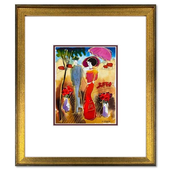 Moshe Leider Original Mixed Media on Paper