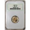 Image 1 : 1937 Buffalo Nickel Cent Coin NGC MS66 Old Fatty Holder Nice Toning