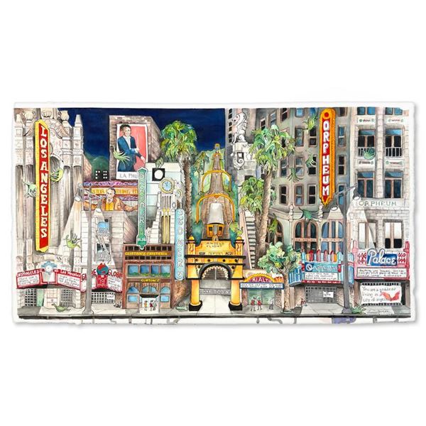 Linnea Pergola "After the Santa Anas" Original Watercolor on Paper