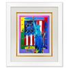 Image 1 : Peter Max "United We Stand" Original Mixed Media on Paper