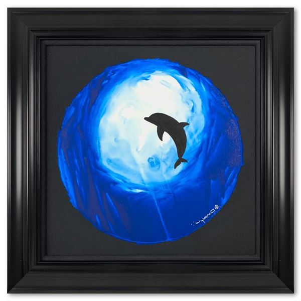 Wyland "Dolphin Flight" Original Watercolor on Paper