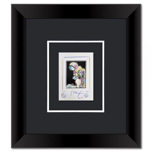 Peter Max Original Mixed Media on Paper