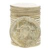 Image 2 : Roll of (20) Brilliant Uncirculated 1958 Franklin Half Dollar Coins