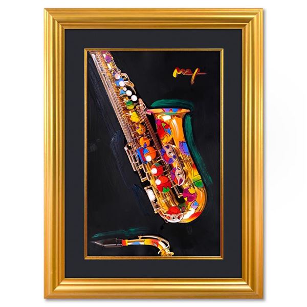 Peter Max "Jazz" Original Mixed Media on Paper