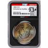 Image 1 : 1883-O $1 Morgan Silver Dollar Coin NGCX Mint State 9.3* VaultBox Amazing Toning