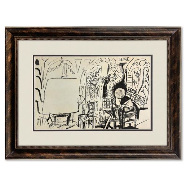 Pablo Picasso (1881-1973) "Carnet de Californie 3.11.55-IV" Print Lithograph on Paper