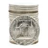 Image 2 : Roll of (20) 1958 Brilliant Uncirculated Franklin Half Dollar Coins
