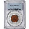 Image 1 : 1854 Braided Hair Half Cent Coin PCGS MS63RB