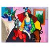 Image 1 : Itzchak Tarkay (1935-2012) "Red Hat" Original Mixed Media on Board