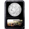 Image 2 : 2022-W $1 Proof American Silver Eagle Coin NGC PF70 Ultra Cameo FDOI Iskowitz Signed