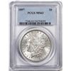 Image 1 : 1897 $1 Morgan Silver Dollar Coin PCGS MS63