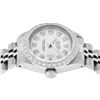 Image 8 : Rolex Ladies Stainless Steel Diamond Datejust Wristwatch