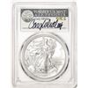 2014-W $1 Burnished American Silver Eagle Coin PCGS SP70 Gary Whitley Signature