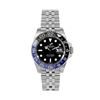 Rolex Mens Stainless Steel "Batgirl" GMT Master 2 Wristwatch With Rolex Box And Card