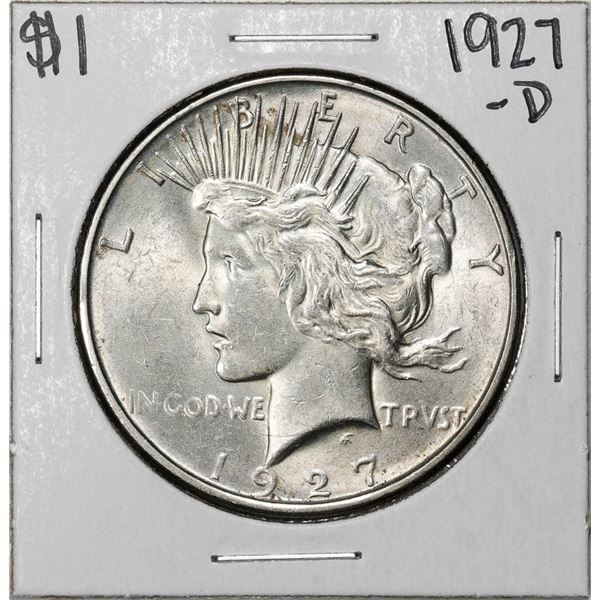 1927-D $1 Peace Silver Dollar Coin