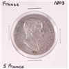 1803 France 5 Francs Silver Coin