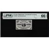 1863 Third Issue Three Cents Fractional Note Fr.1226 PMG Gem Uncirculated 66EPQ