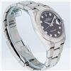 Image 3 : Rolex Mens Stainless Steel Black Diamond Datejust Wristwatch