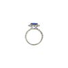 Image 3 : 14KT White Gold 3.70 ctw Tanzanite and Diamond Ring