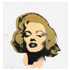 Image 1 : Steve Kaufman (1960-2010) "Marilyn Monroe" Limited Edition Mixed Media on Canvas