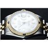 Image 6 : Rolex Mens Two Tone Sapphire and Diamond Datejust Wristwatch