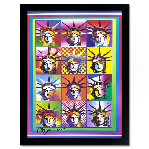 Peter Max "Liberty and Justice" Poster Lithograph on Paper