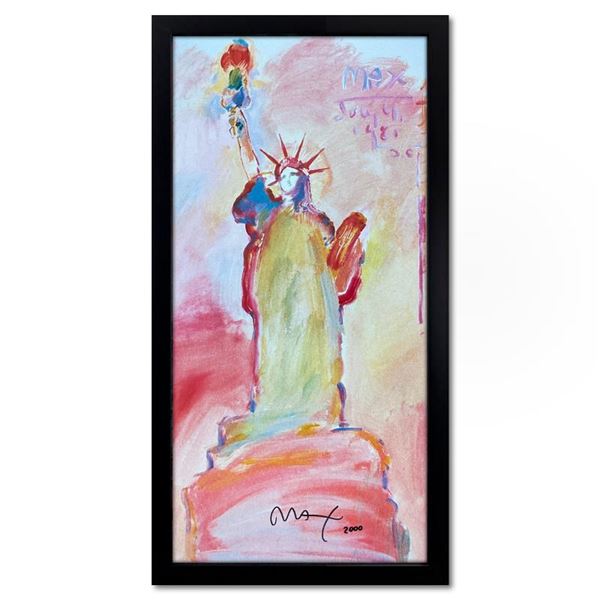 Peter Max "Statue of Liberty III" Poster Lithograph on Paper