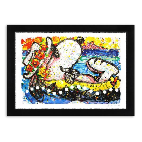 Tom Everhart "Chillin" Limited Edition Lithograph on Paper