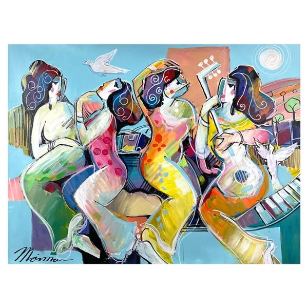Isaac Maimon Original Acrylic on Canvas