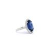 Image 2 : 14KT White Gold 7.16 ctw Tanzanite and Diamond Ring