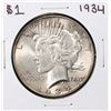 1934 $1 Peace Silver Dollar Coin