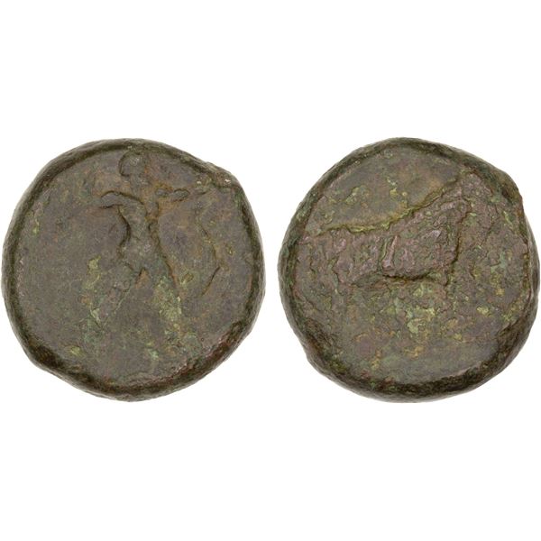 LUCANIA: Poseidonia, AE20 (15.24g), before 390 BC, VG-F